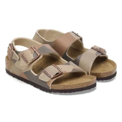 Birkenstock Strap Sandals<Milano Kids Desert Soil Geo Camo Core