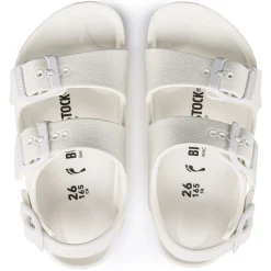 Birkenstock Strap Sandals<Milano Kids Essentials White
