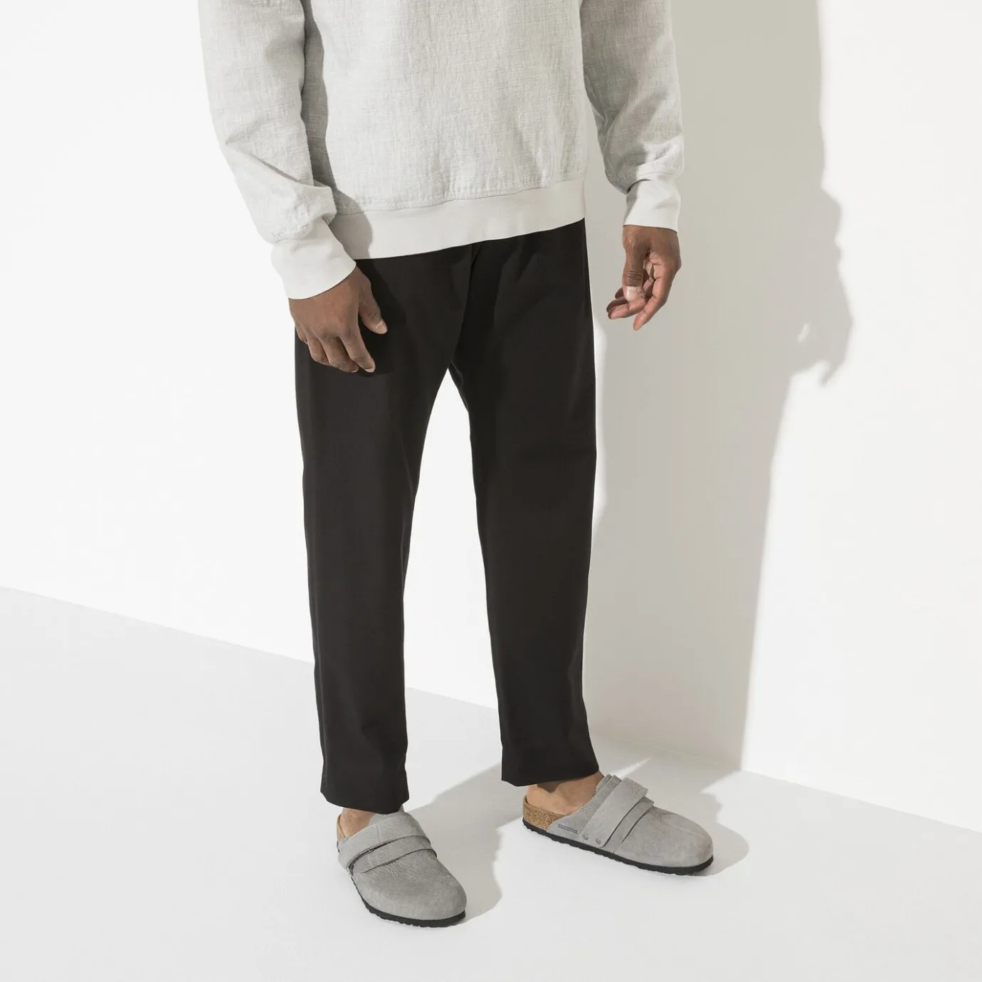 Birkenstock Clogs<Nagoya Desert Buck Whale Gray