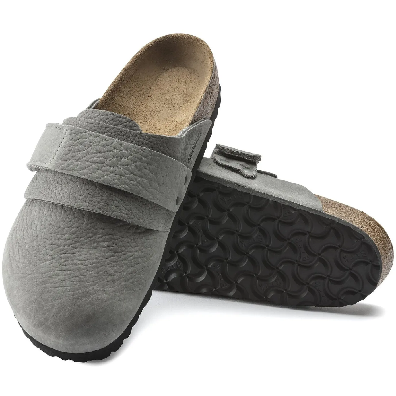 Birkenstock Clogs<Nagoya Desert Buck Whale Gray