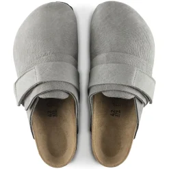 Birkenstock Clogs<Nagoya Desert Buck Whale Gray