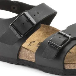 Birkenstock Strap Sandals<New York Kids Black