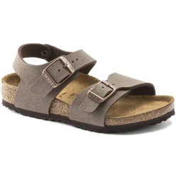 Birkenstock Strap Sandals<New York Kids Mocha