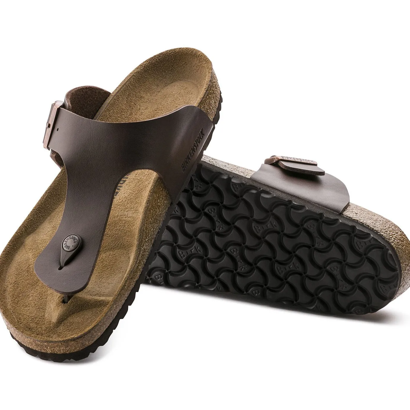 Birkenstock Thong Sandals<Ramses Dark Brown