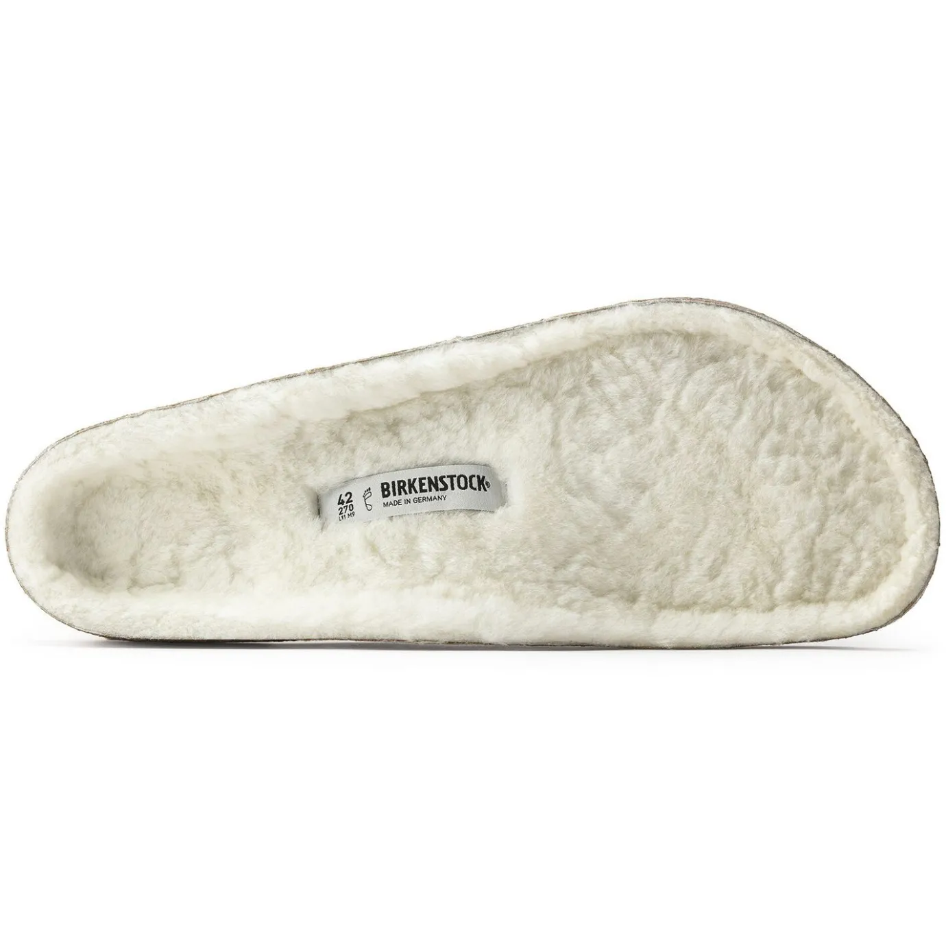 Birkenstock Slippers<Replacement Shearling Footbed Zermatt / Andermatt White