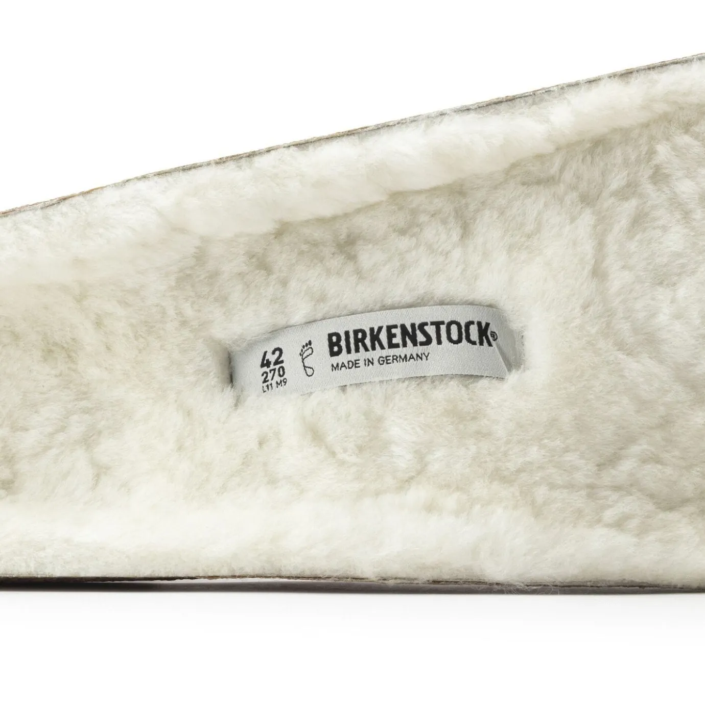 Birkenstock Slippers<Replacement Shearling Footbed Zermatt / Andermatt White