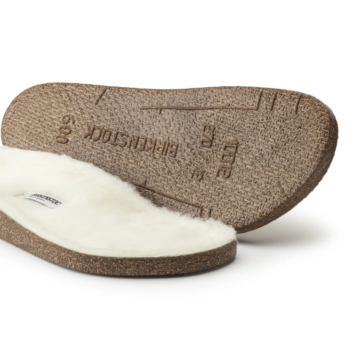 Birkenstock Slippers<Replacement Shearling Footbed Zermatt / Andermatt White