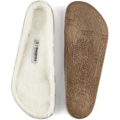 Birkenstock Slippers<Replacement Shearling Footbed Zermatt / Andermatt White