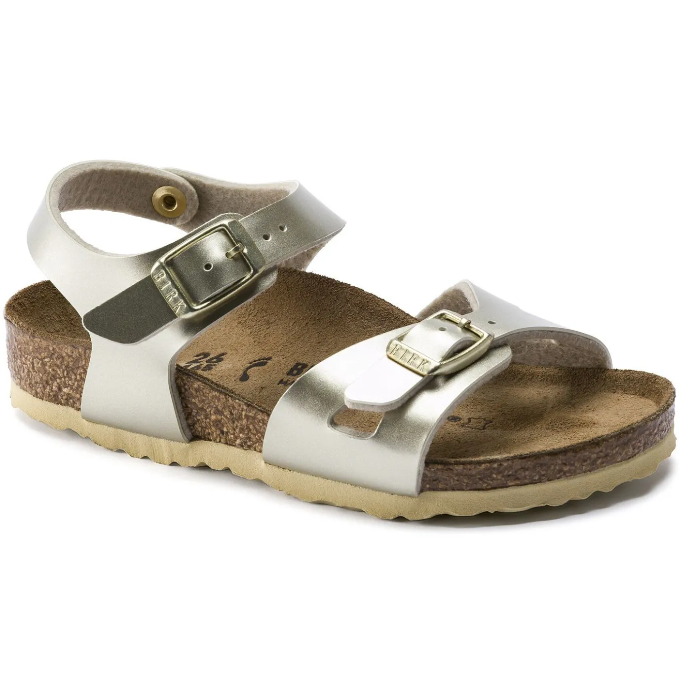 Birkenstock Strap Sandals<Rio Kids Electric Metallic Gold