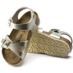 Birkenstock Strap Sandals<Rio Kids Electric Metallic Gold
