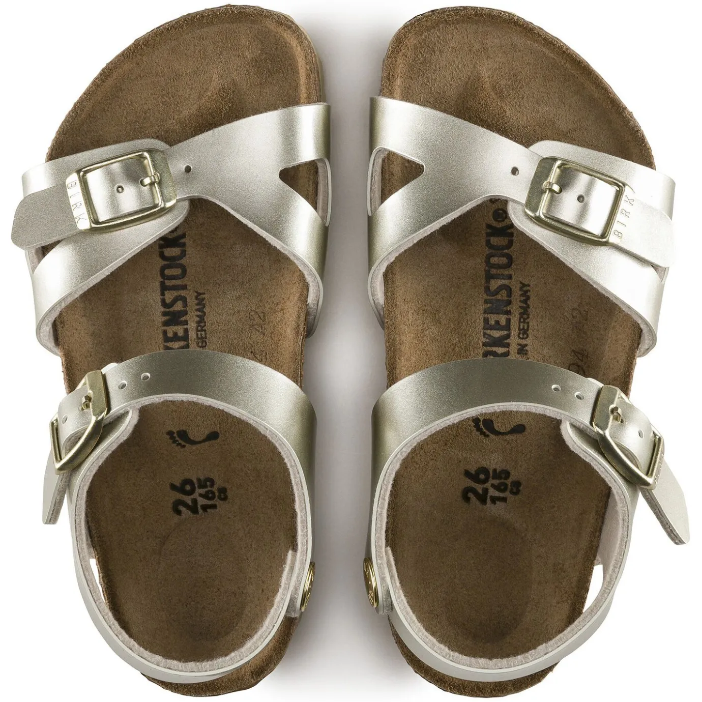 Birkenstock Strap Sandals<Rio Kids Electric Metallic Gold