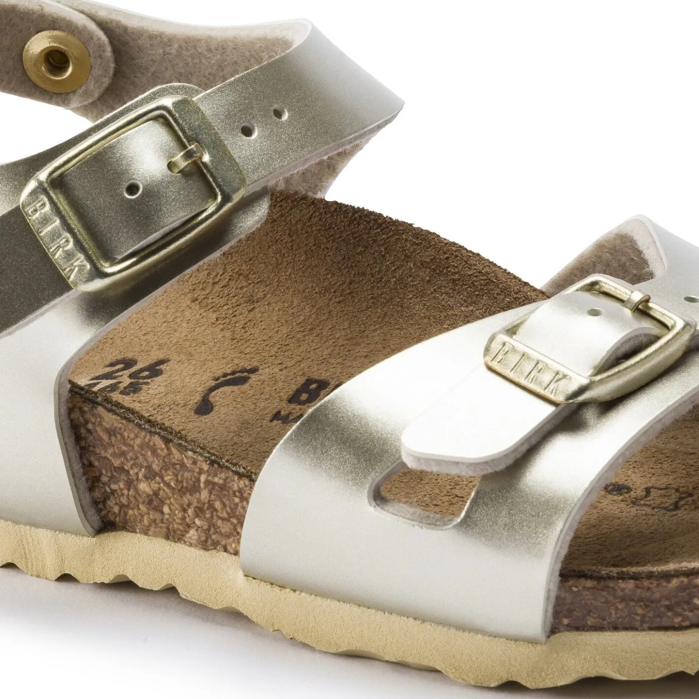 Birkenstock Strap Sandals<Rio Kids Electric Metallic Gold
