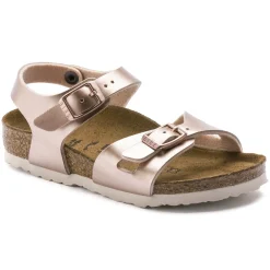 Birkenstock Strap Sandals<Rio Kids Electric Metallic Copper