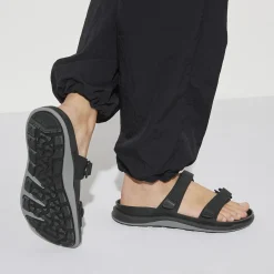 Birkenstock Two-Strap Sandals<Sahara Women Futura Black