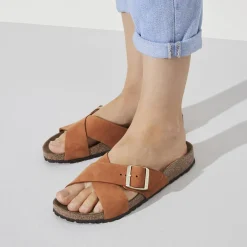 Birkenstock Two-Strap Sandals<Siena Soft Footbed Pecan