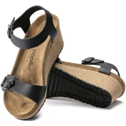 Birkenstock Two-Strap Sandals<Soley Black