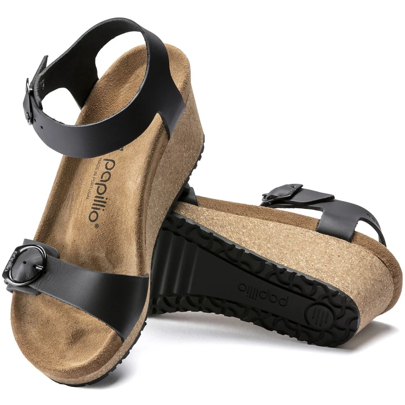 Birkenstock Two-Strap Sandals<Soley Black