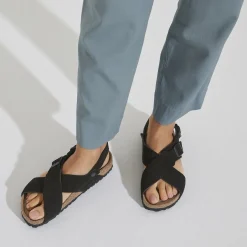 Birkenstock Ankle-Strap Sandals<Tulum Black