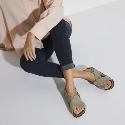 Birkenstock Ankle-Strap Sandals<Tulum Taupe