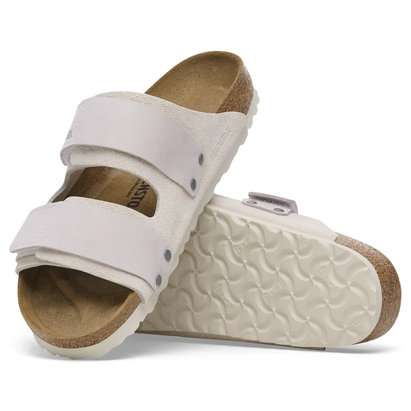 Birkenstock Two-Strap Sandals<Uji Antique White
