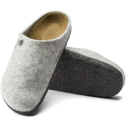 Birkenstock Slippers<Zermatt Light Grey