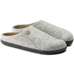 Birkenstock Slippers<Zermatt Light Grey