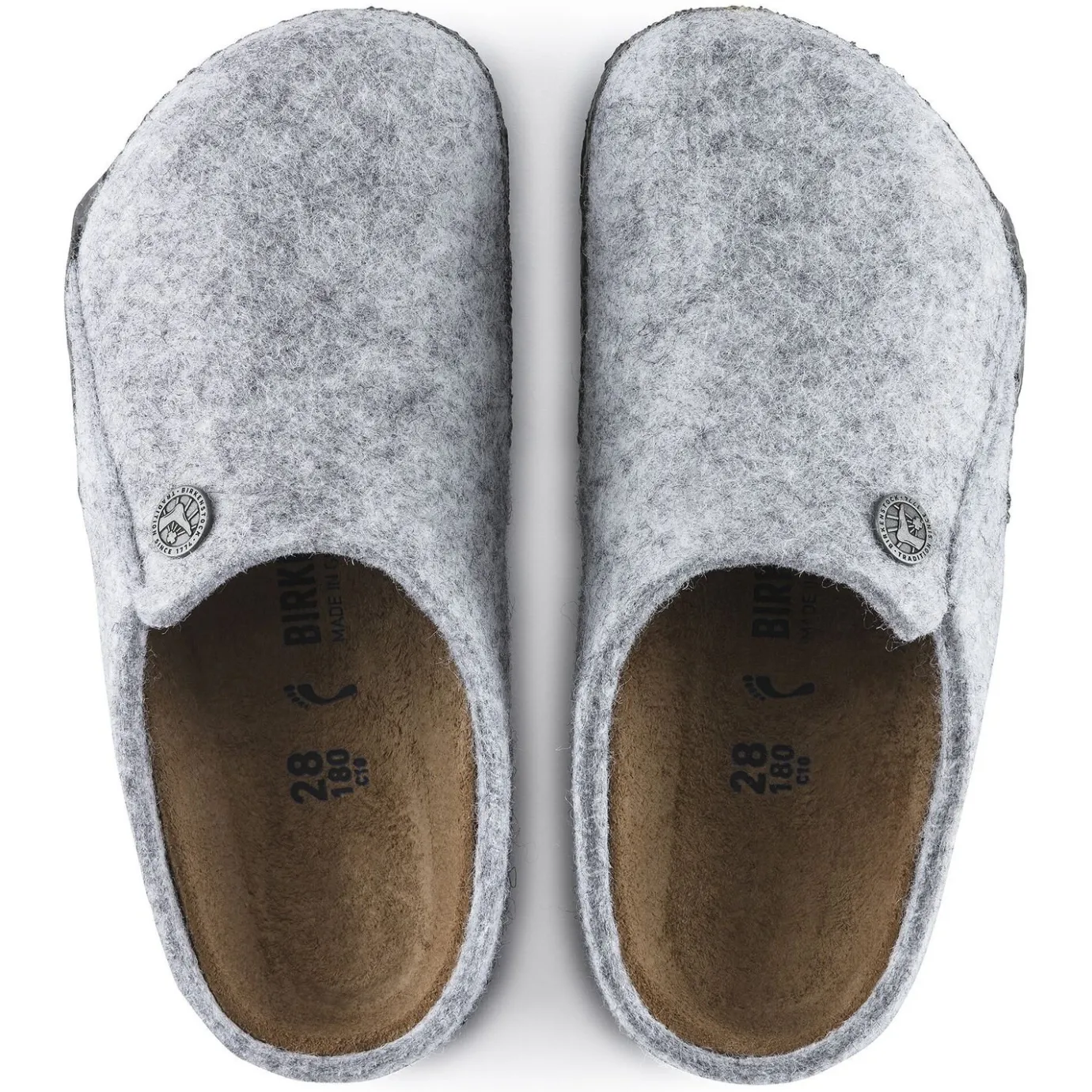 Birkenstock Slippers<Zermatt Kids Light Grey