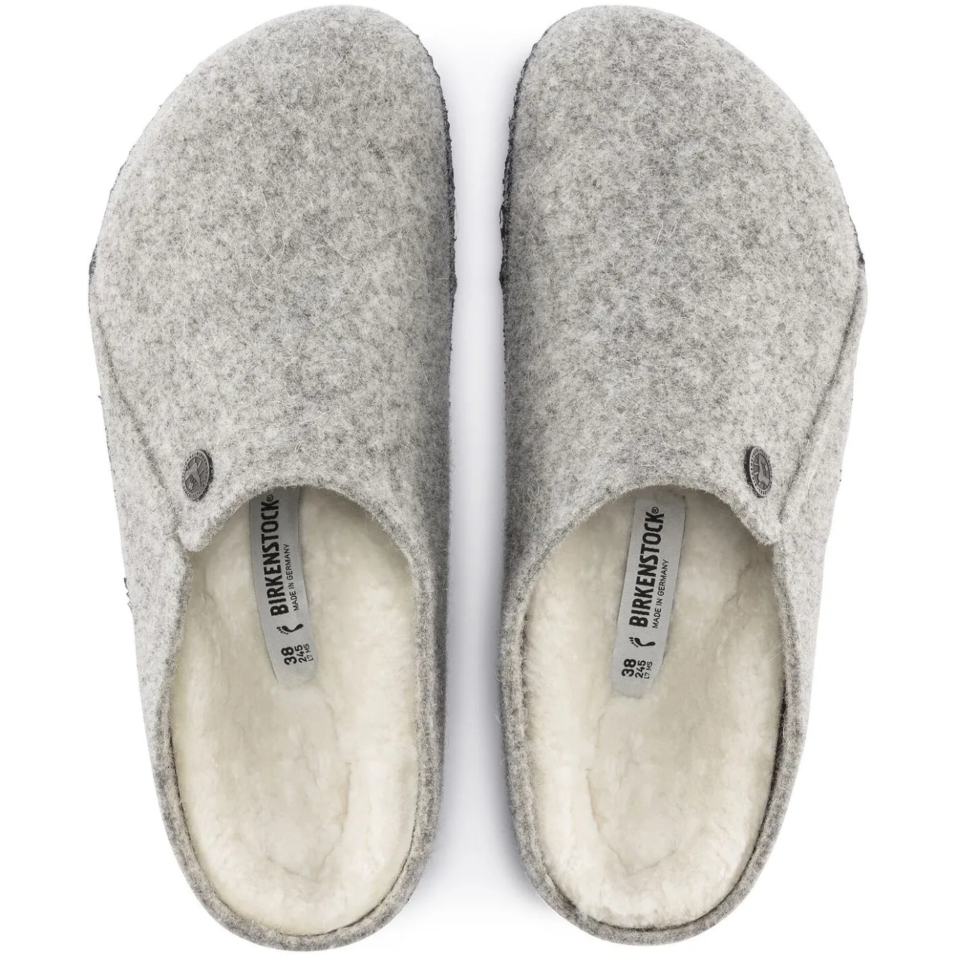 Birkenstock Slippers<Zermatt Shearling Light Grey