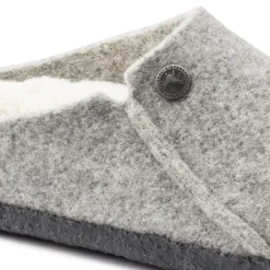 Birkenstock Slippers<Zermatt Shearling Light Grey