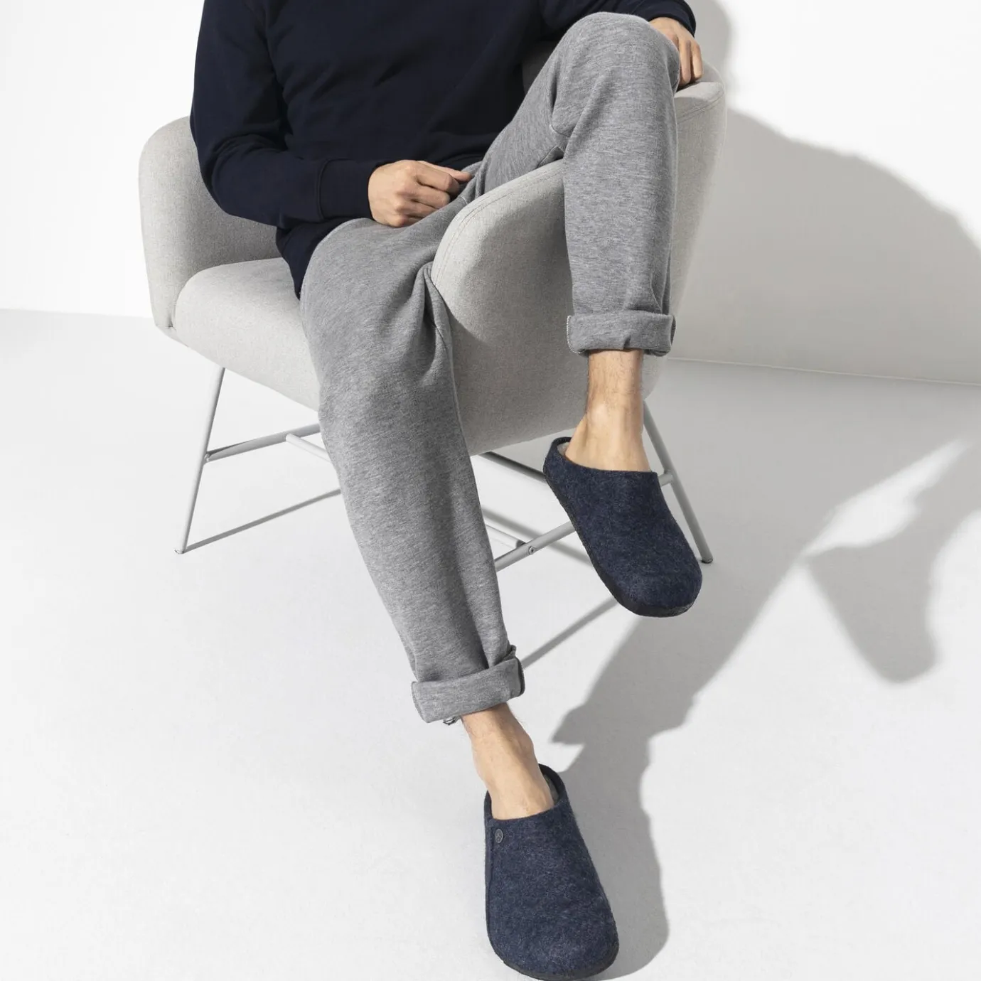 Birkenstock Slippers<Zermatt Shearling Dark Blue