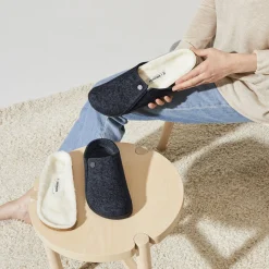Birkenstock Slippers<Zermatt Shearling Dark Blue